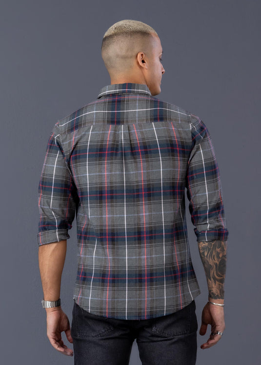 Casual Wear Check L/S Shirt