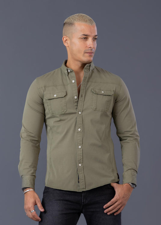 Utility Wear Double Pkt L/S Shirt