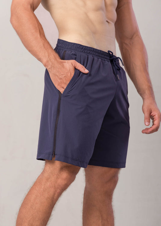 Active Wear Side Zipper Short