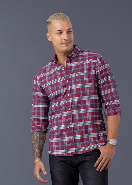 Casual Wear Check L/S Shirt