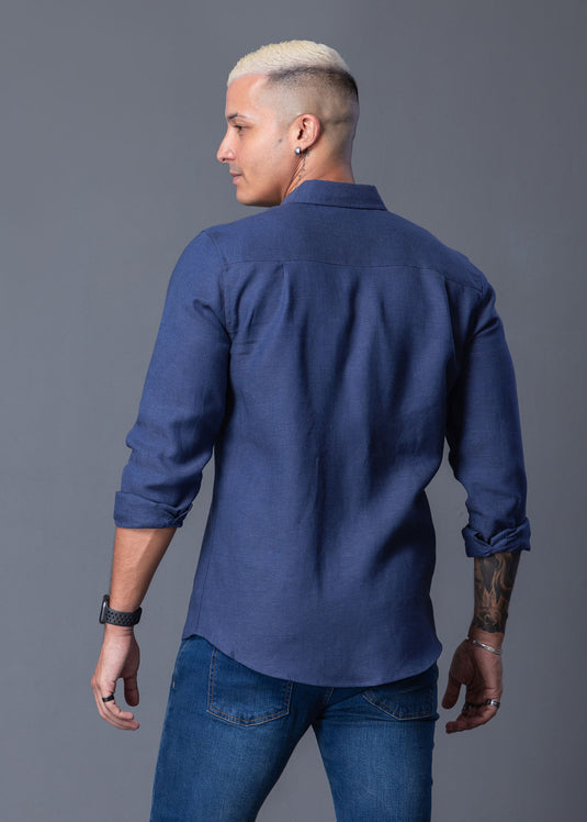 Linen Button Down L/S Shirt