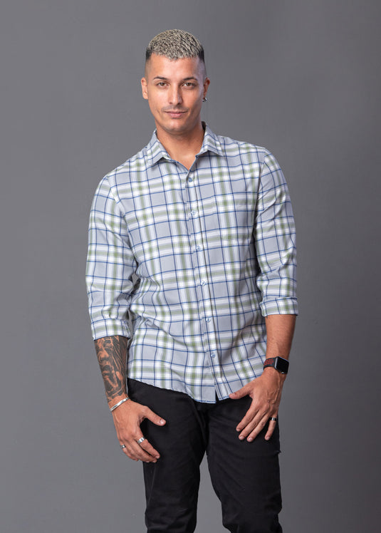 Casual Wear Check L/S Shirt