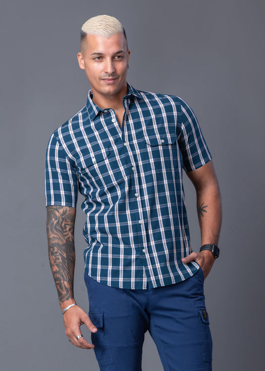 Casual Wear Check S/S Shirt