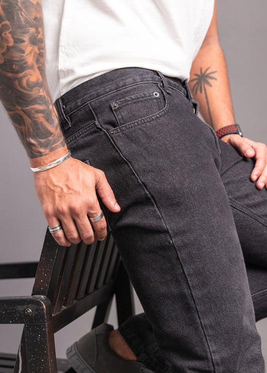 5 PKT Denim Trouser (Black)