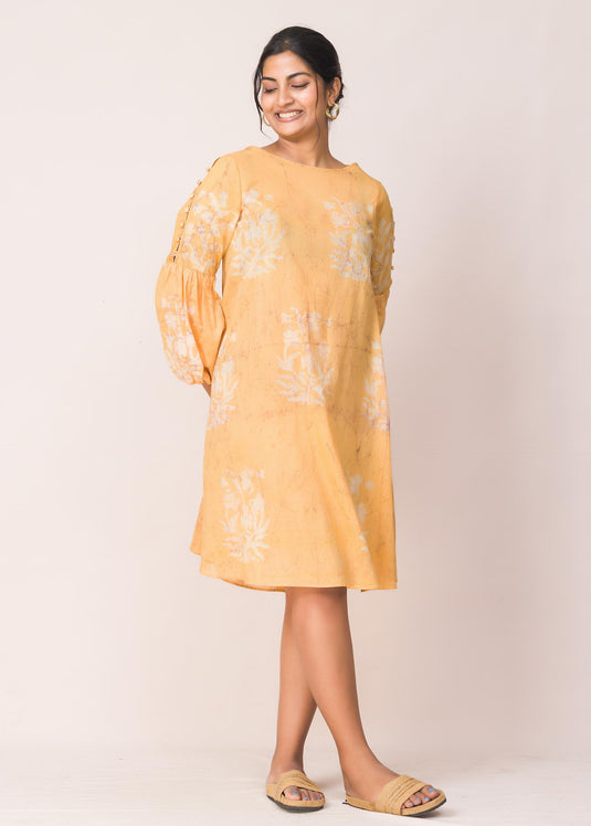 Ceylonese floral batik dress