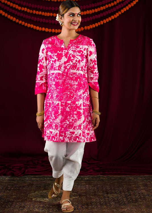 Batik Cotton Kurtha Top