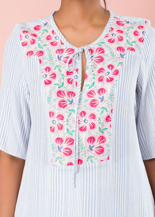 Detail Printed Top