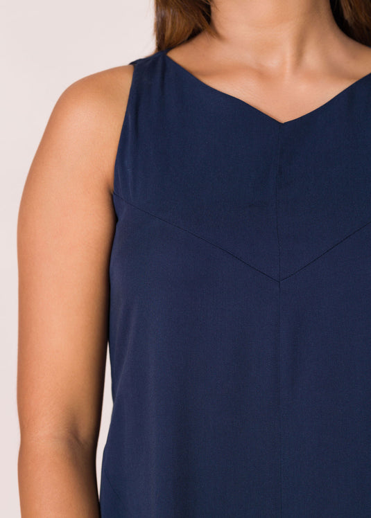 Detail Paneled Dress