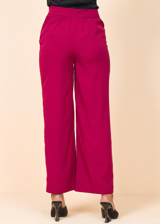 Loose fit wide leg pant